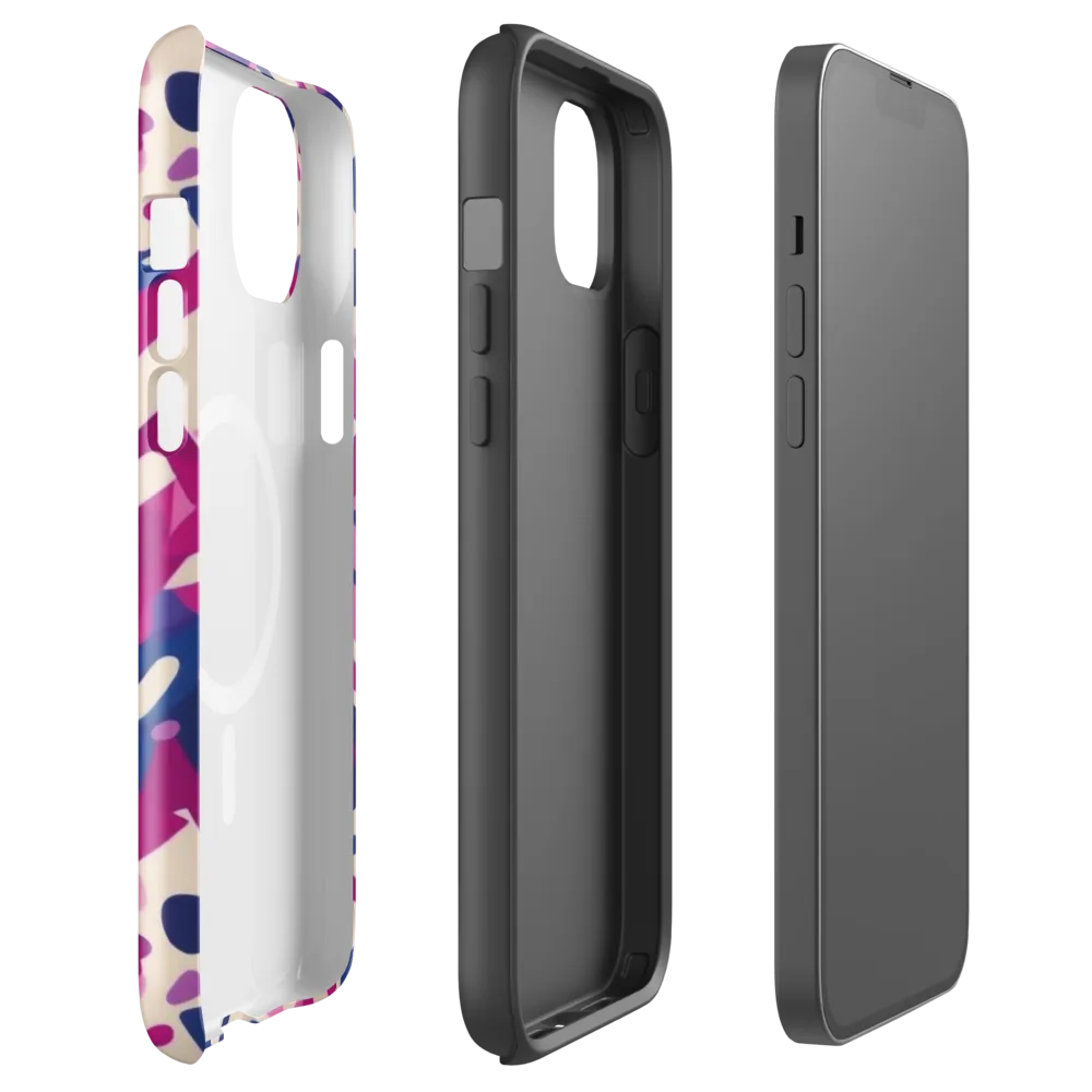 Neon Matisse on MagSafe Tough Case for iPhone® — Front