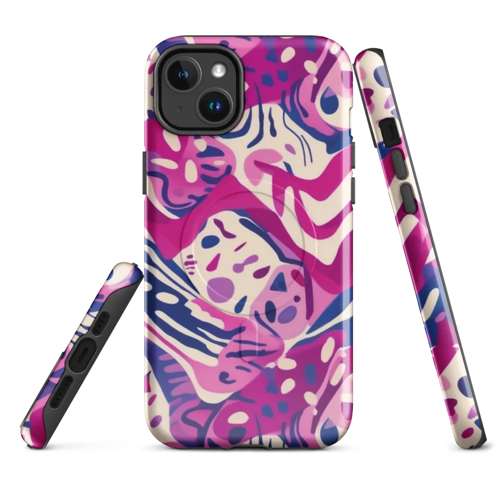 Neon Matisse on MagSafe Tough Case for iPhone® — Front