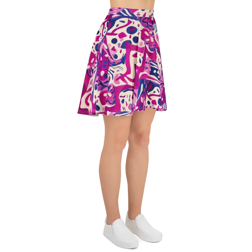 Neon Matisse on Skater Skirt — Right