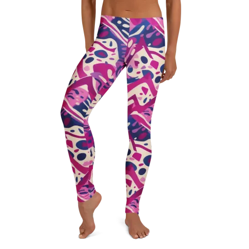 Neon Matisse on a Leggings