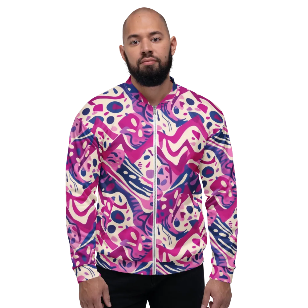 Neon Matisse on Bomber Jacket — Front