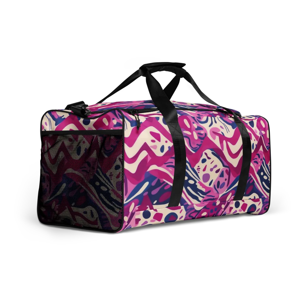 Neon Matisse on Duffle Bag — Right Front