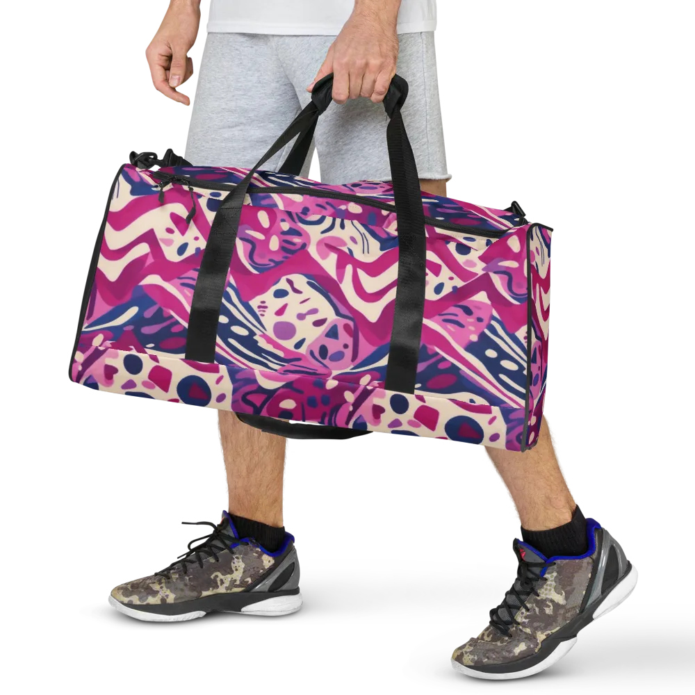Neon Matisse on Duffle Bag — Front