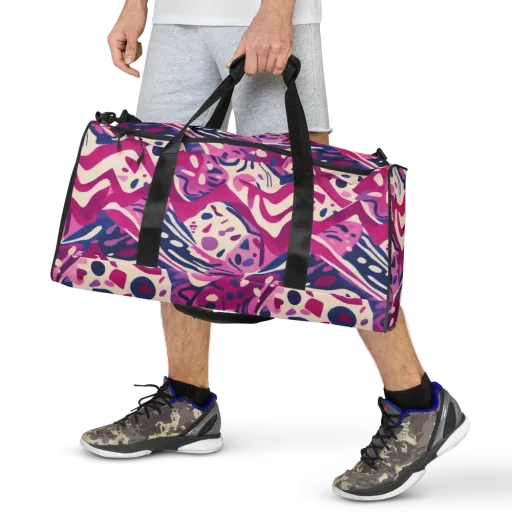 Neon Matisse on a Duffle Bag