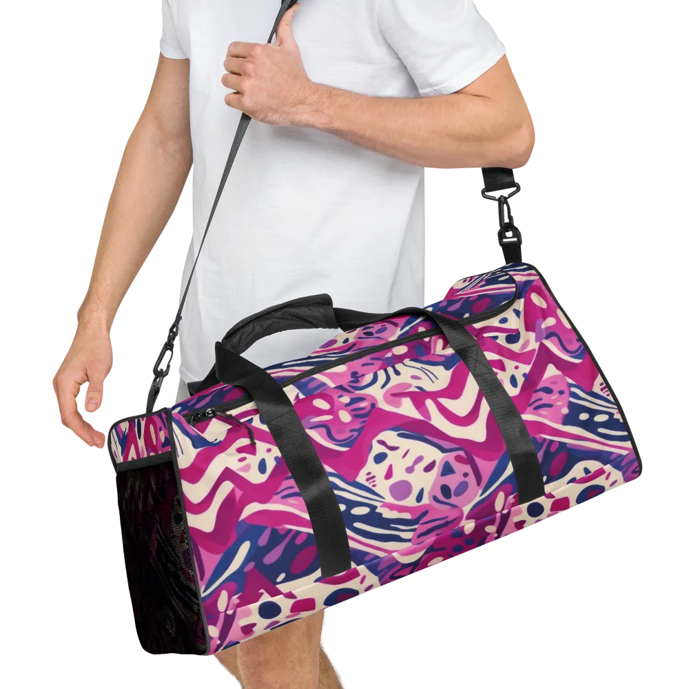 Neon Matisse on Duffle Bag — Right Front