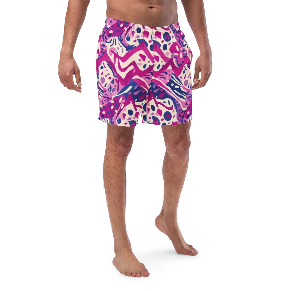 Neon Matisse on Swim Trunks — Front