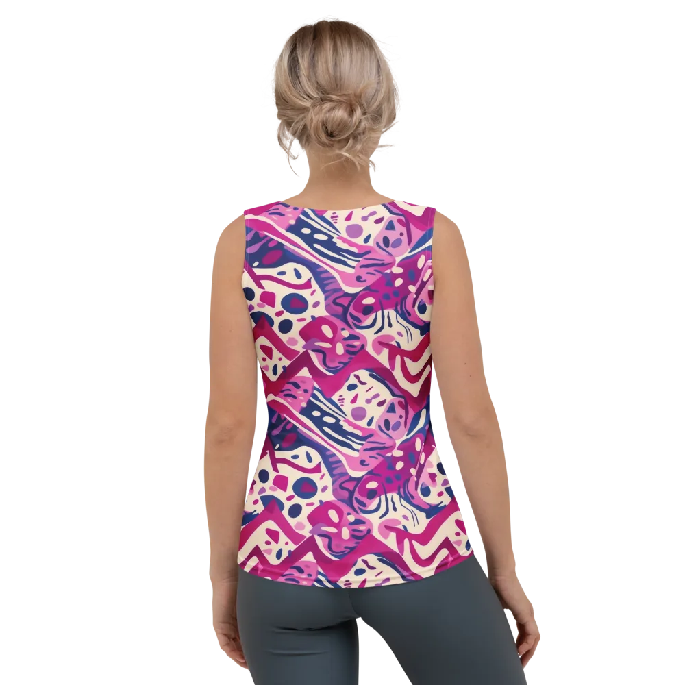 Neon Matisse on Women's Tank Top — Back
