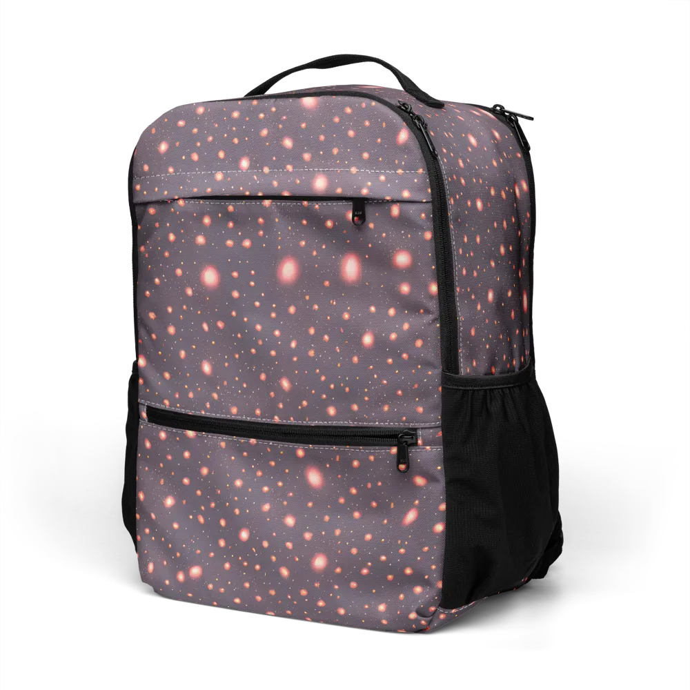Coral Stardust on Utility Backpack — Left Front