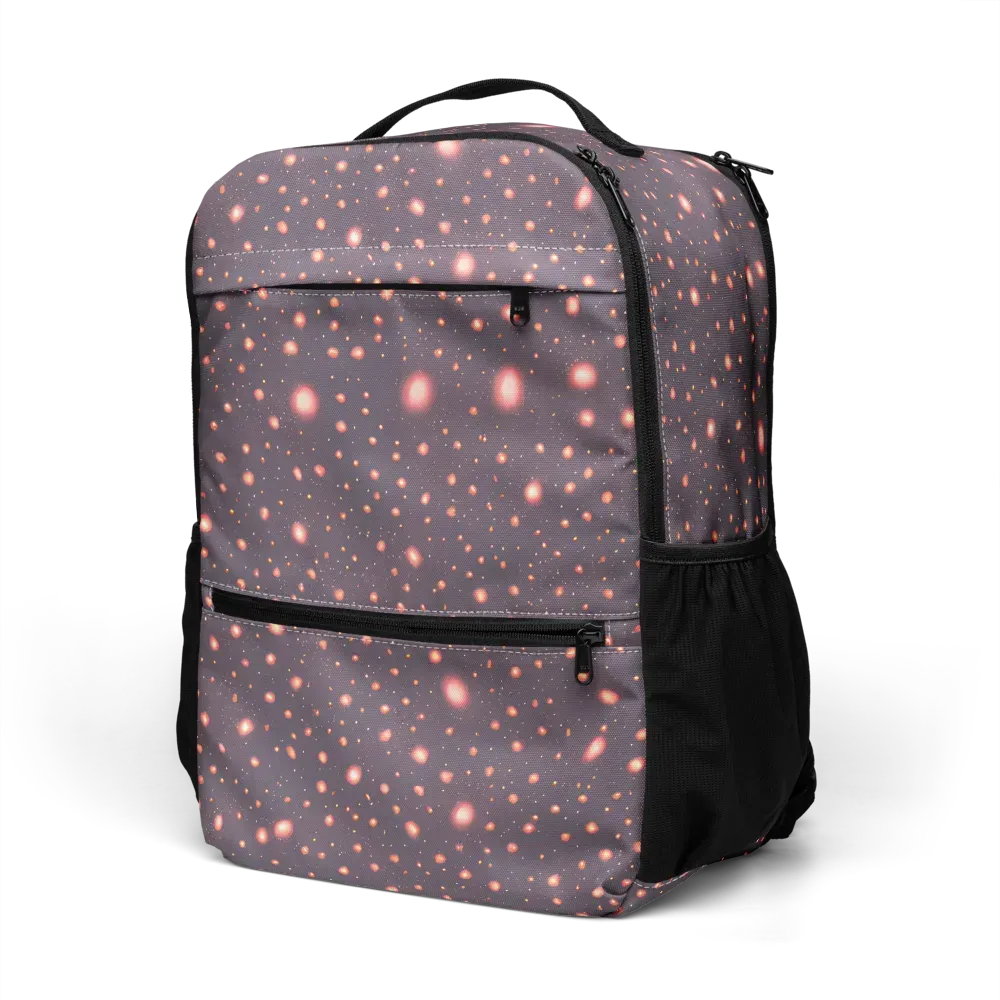 Coral Stardust on Utility Backpack — Left Front