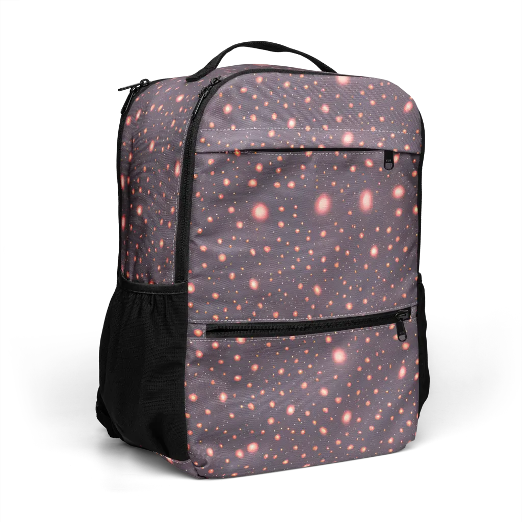 Coral Stardust on Utility Backpack — Right Front