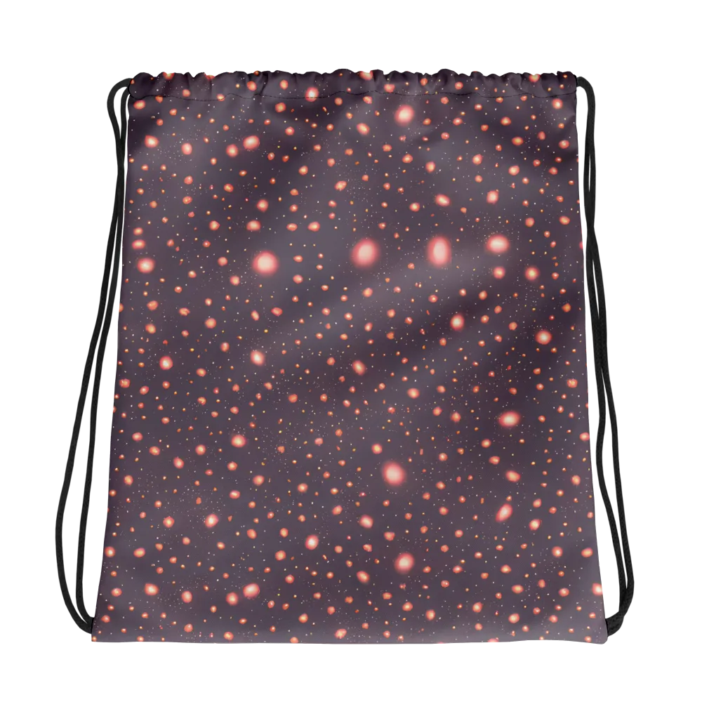 Coral Stardust on Drawstring Bag — Photo