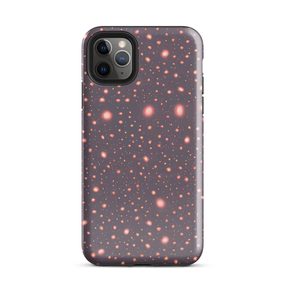 Coral Stardust on Tough Case for iPhone® — Front