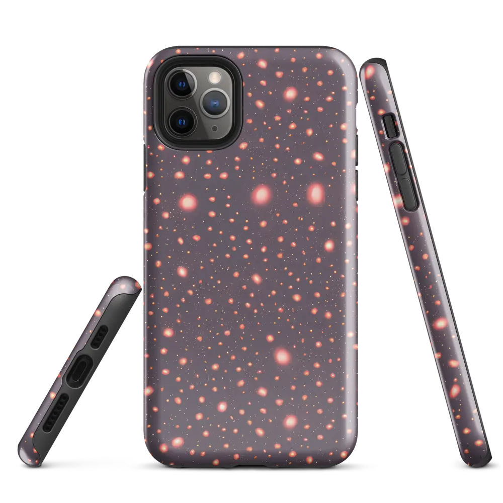 Coral Stardust on Tough Case for iPhone® — Front