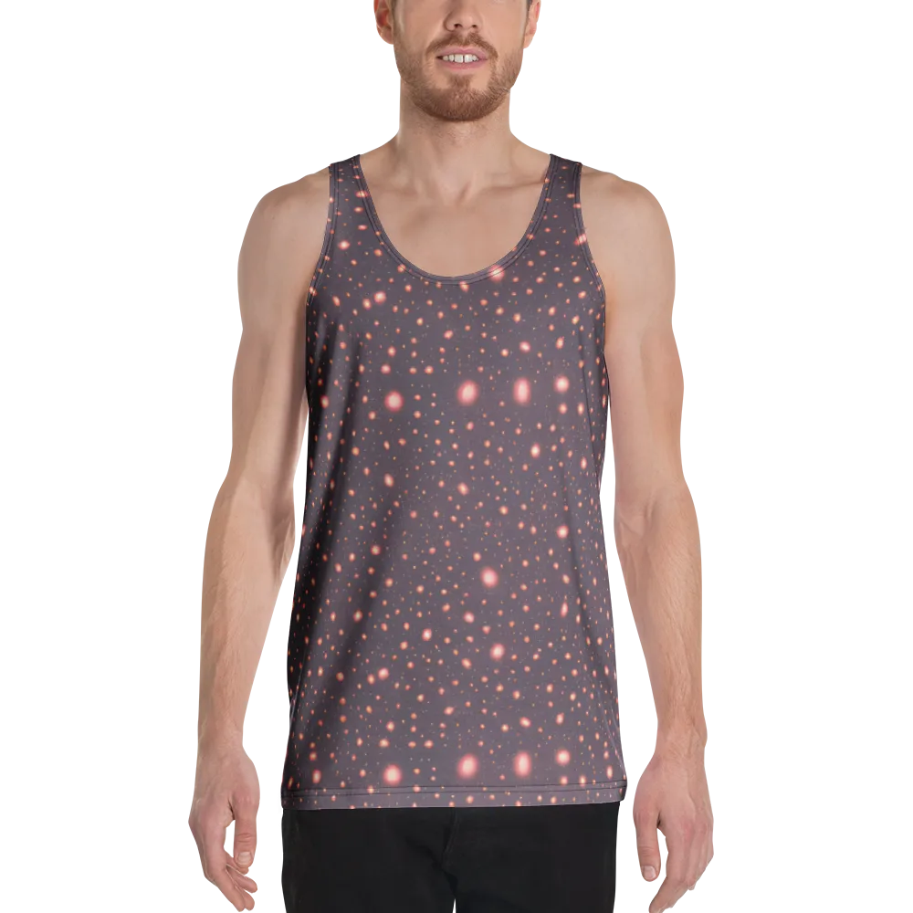 Coral Stardust on Men's Tank Top — Front