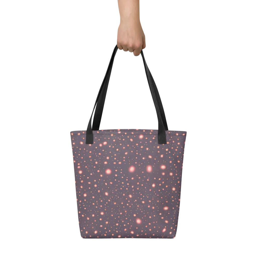Coral Stardust on Tote Bag — Front
