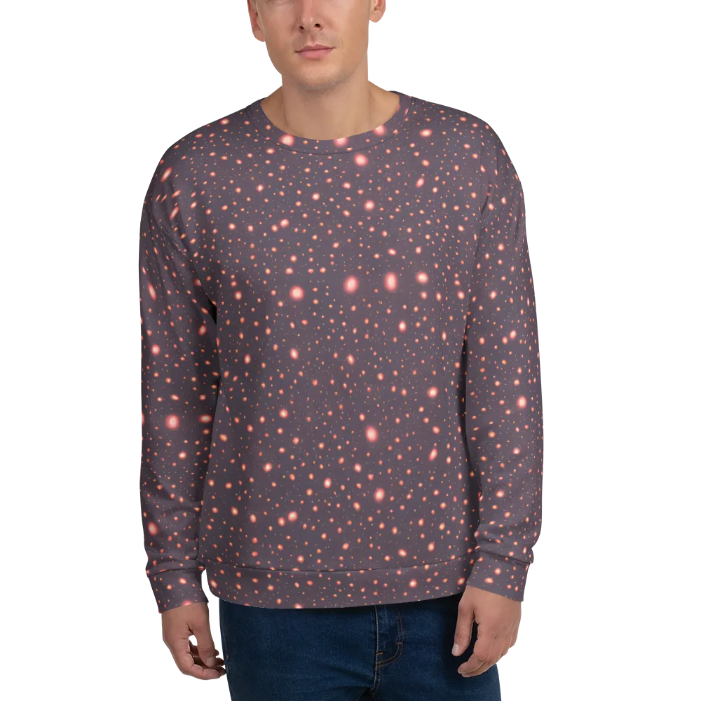 Coral Stardust on Sweatshirt — Front