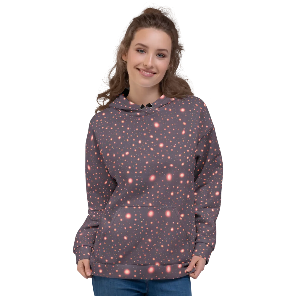 Coral Stardust on Hoodie — Front