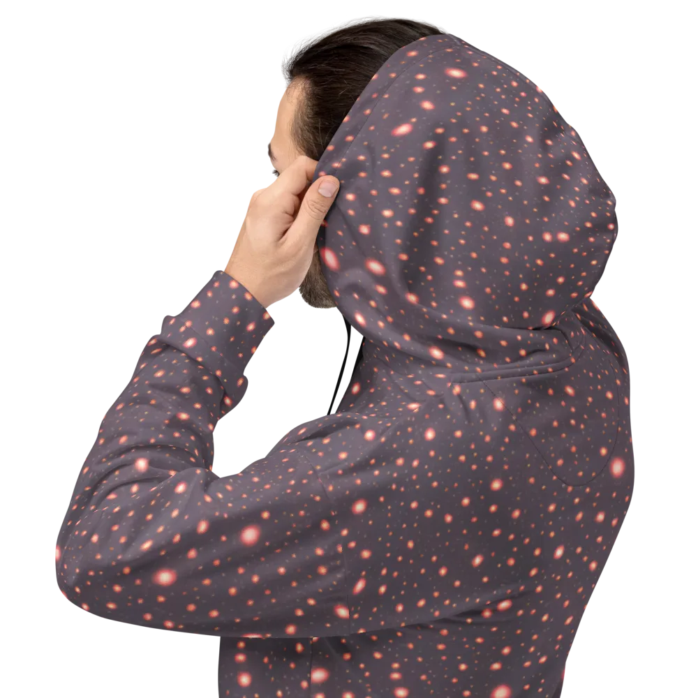 Coral Stardust on Hoodie — Back