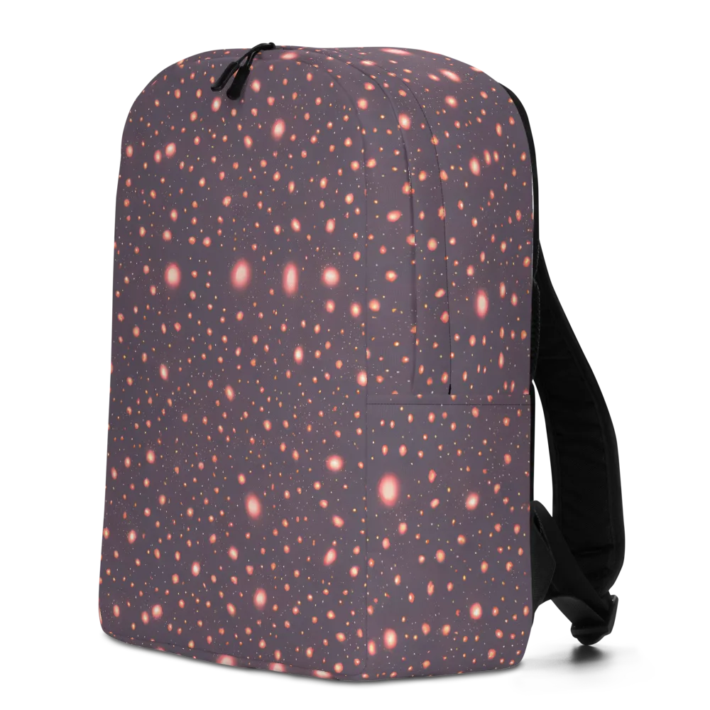 Coral Stardust on Minimalist Backpack — Left
