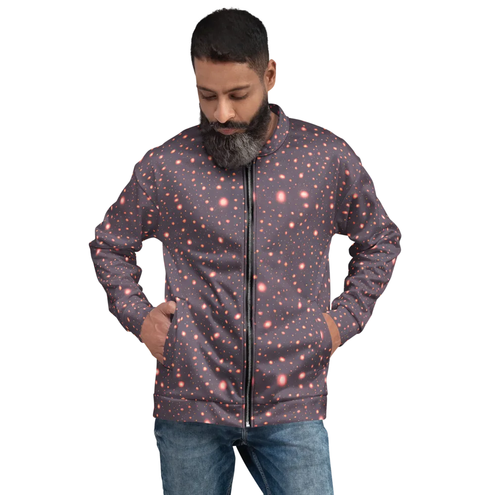 Coral Stardust on Bomber Jacket — Front