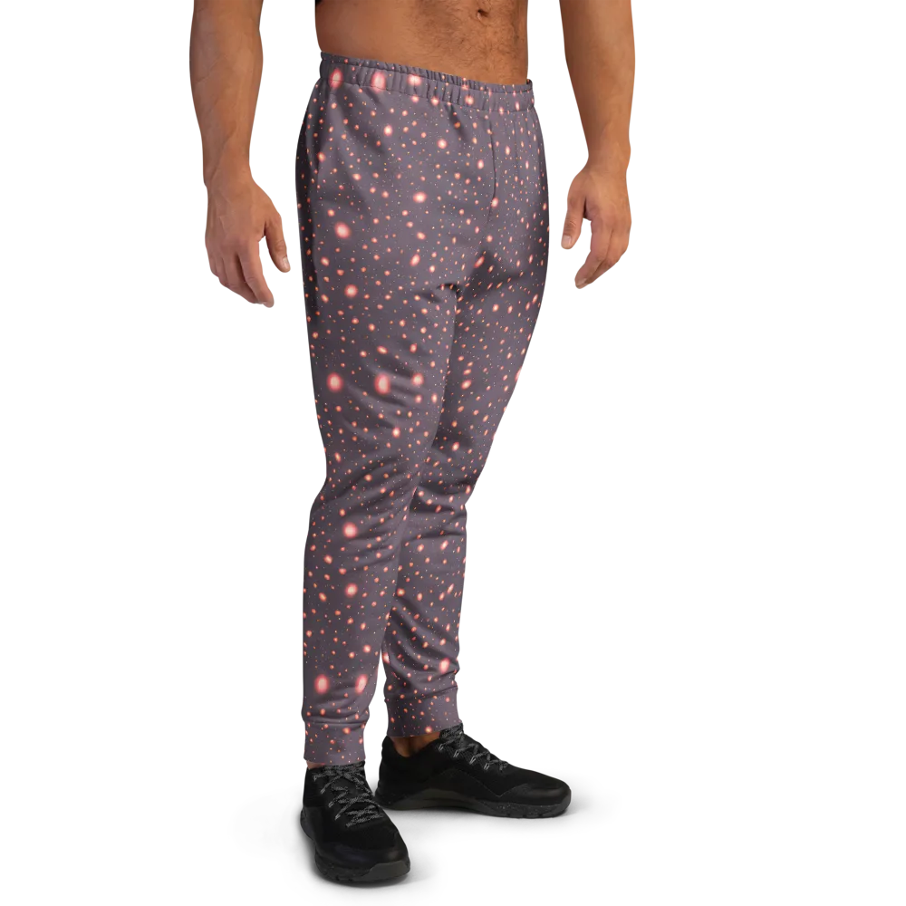 Coral Stardust on Men's Joggers — Right