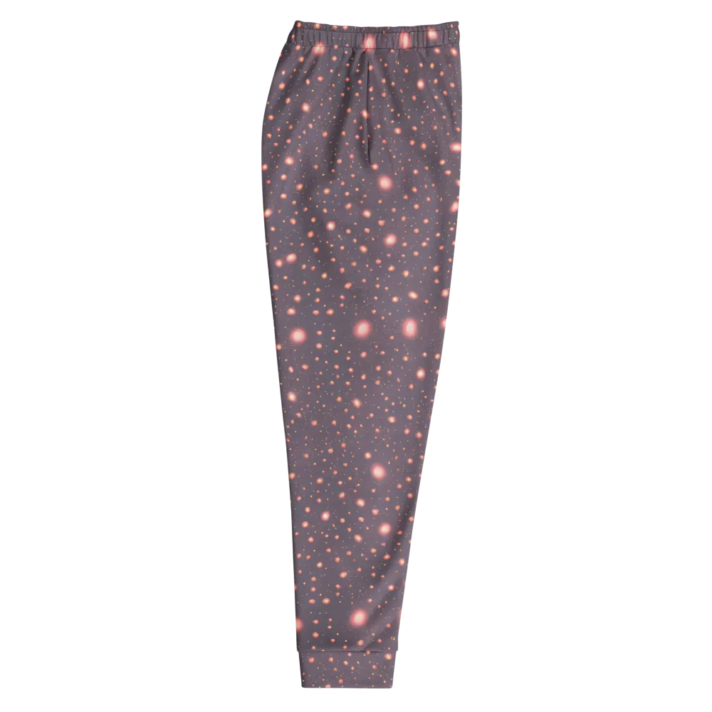 Coral Stardust on Men's Joggers — Right