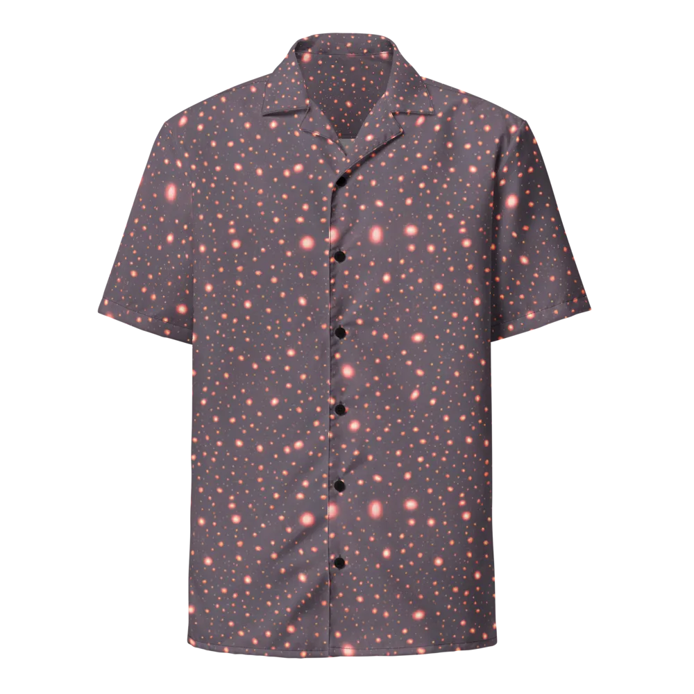 Coral Stardust on Button Shirt — Front