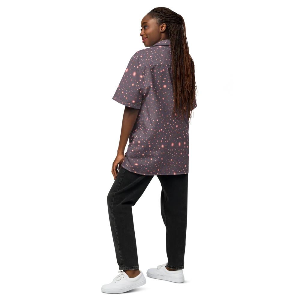 Coral Stardust on Button Shirt — Back
