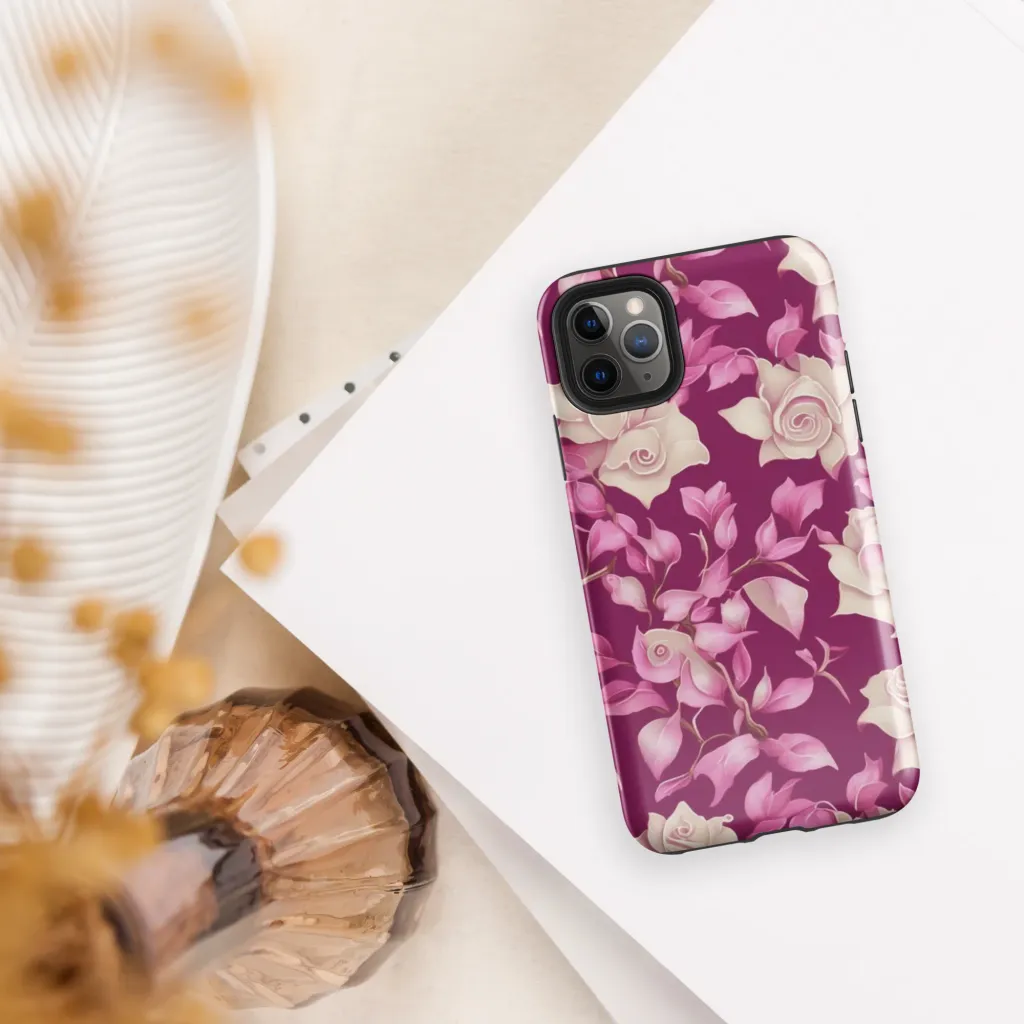Velvet Rose Rhapsody on Tough Case for iPhone® — Front