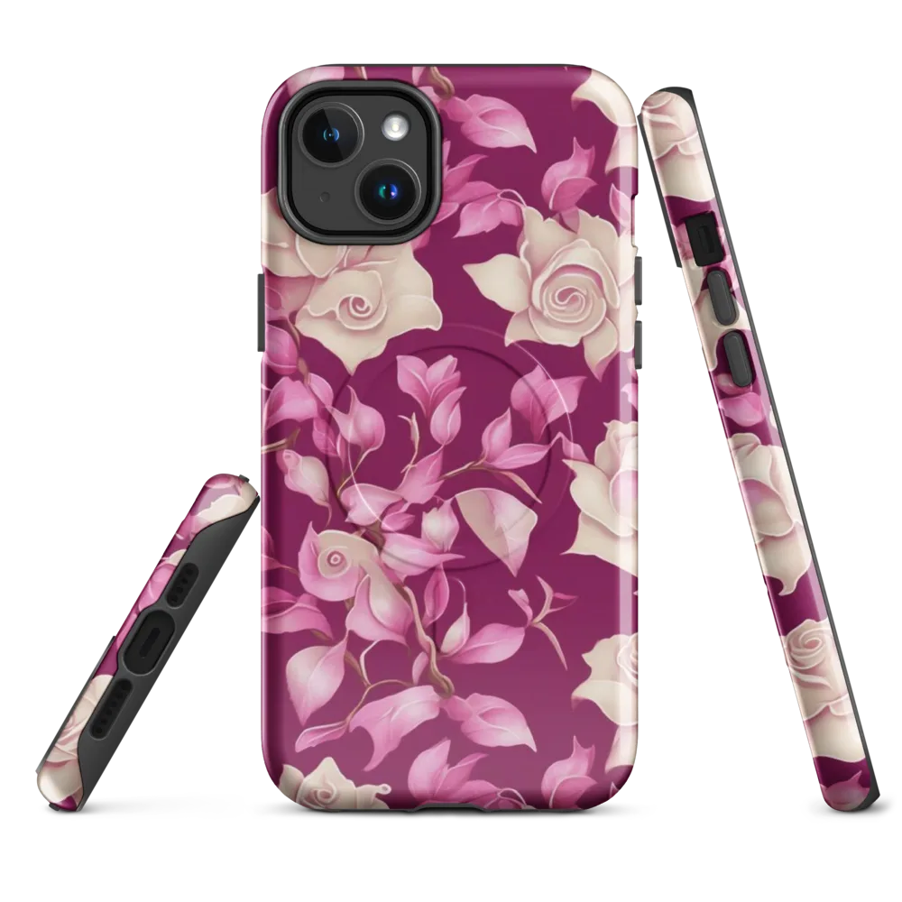 Velvet Rose Rhapsody on MagSafe Tough Case for iPhone® — Front
