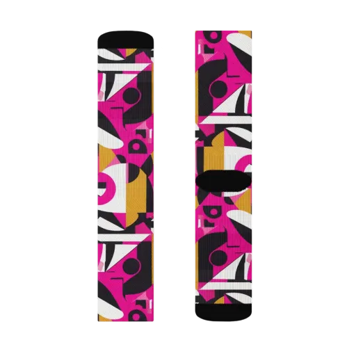 Pink Geometry on a Socks
