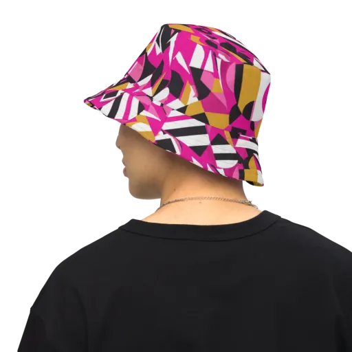 Pink Geometry on a Reversible Bucket Hat