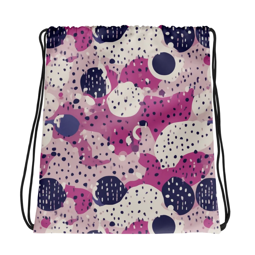 Neon Pebble Waltz on Drawstring Bag — Photo