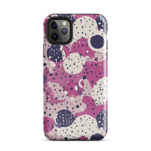 Neon Pebble Waltz on a Tough Case for iPhone®