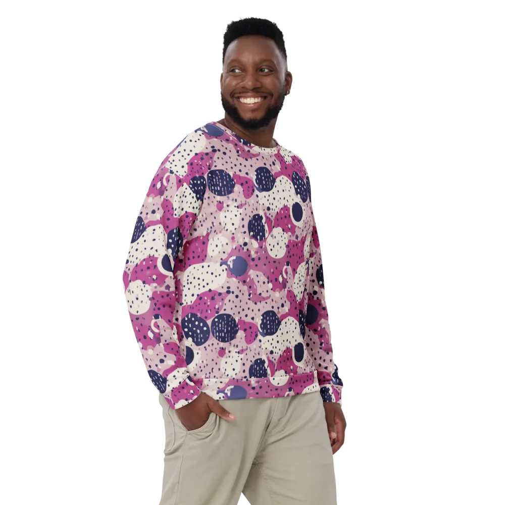 Neon Pebble Waltz on Sweatshirt — Front