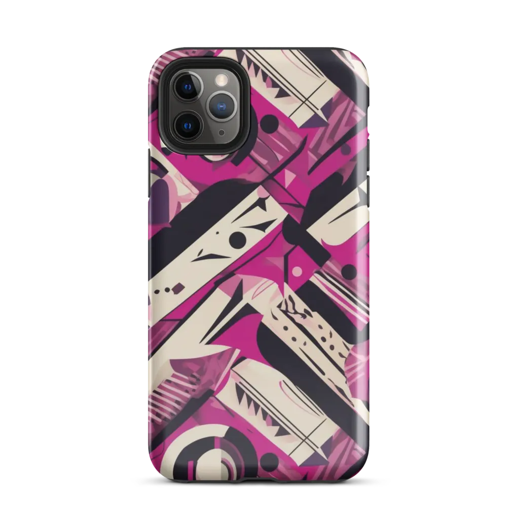 Angular Pulse on Tough Case for iPhone® — Front