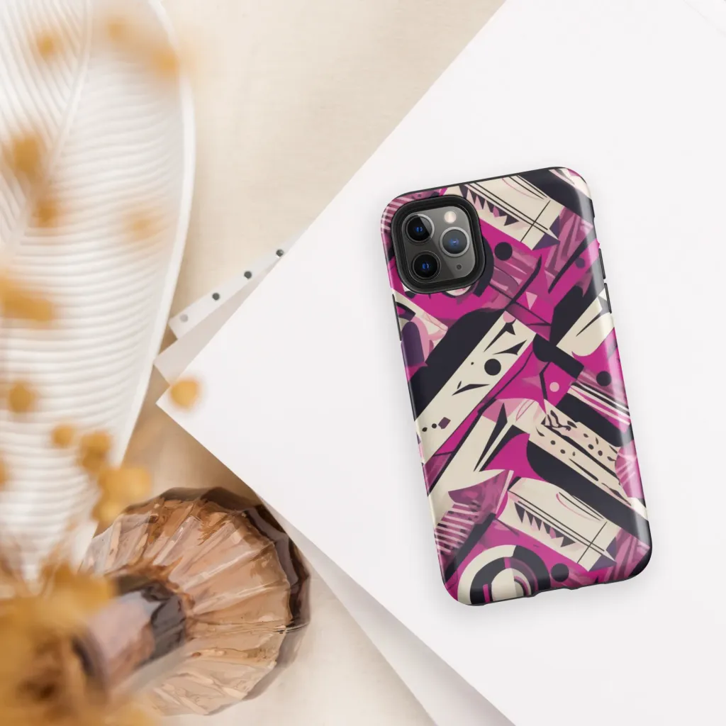 Angular Pulse on Tough Case for iPhone® — Front
