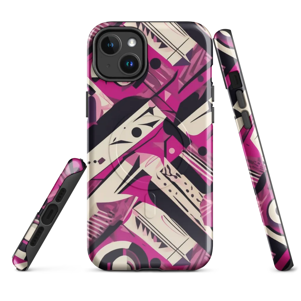 Angular Pulse on MagSafe Tough Case for iPhone® — Front