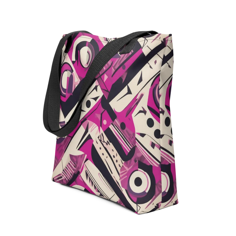 Angular Pulse on Tote Bag — Front