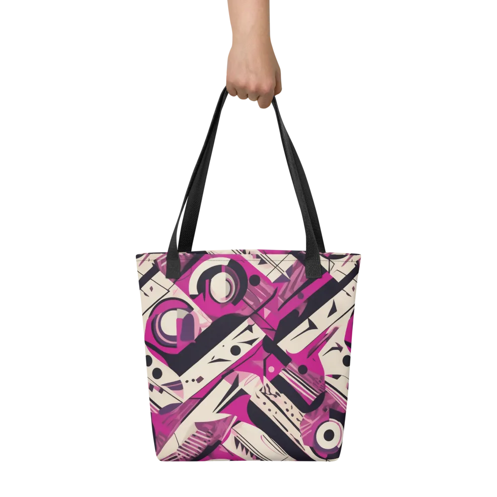 Angular Pulse on Tote Bag — Front