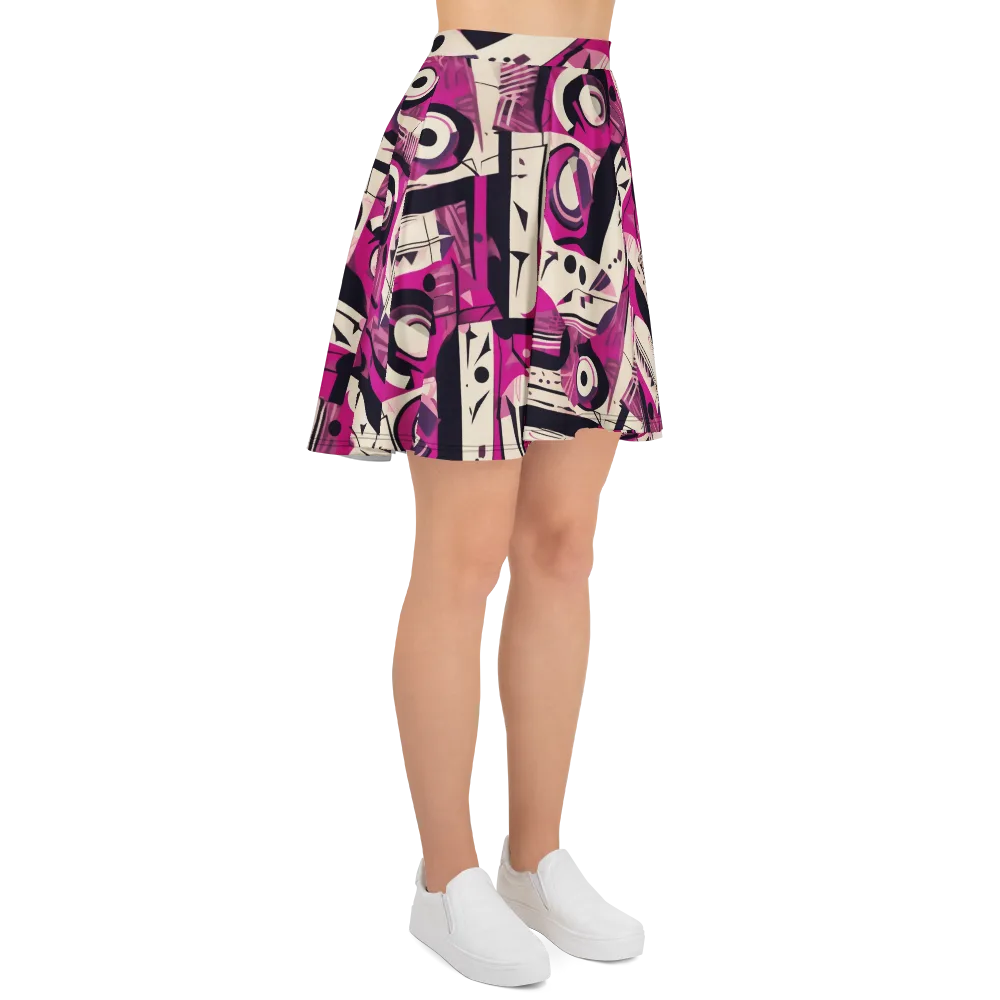 Angular Pulse on Skater Skirt — Right