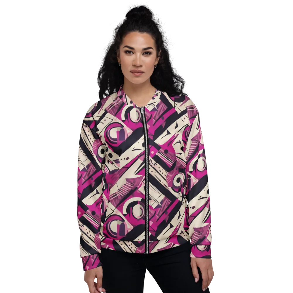 Angular Pulse on Bomber Jacket — Front
