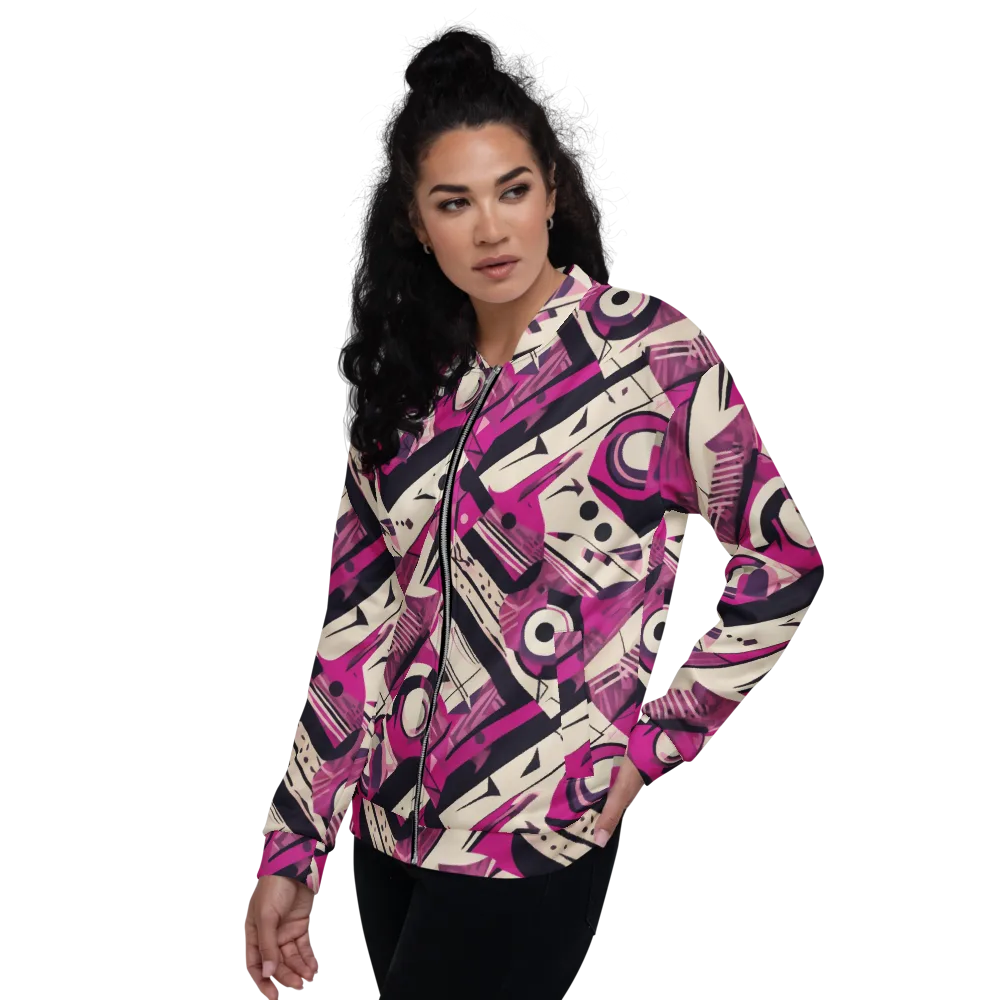 Angular Pulse on Bomber Jacket — Left