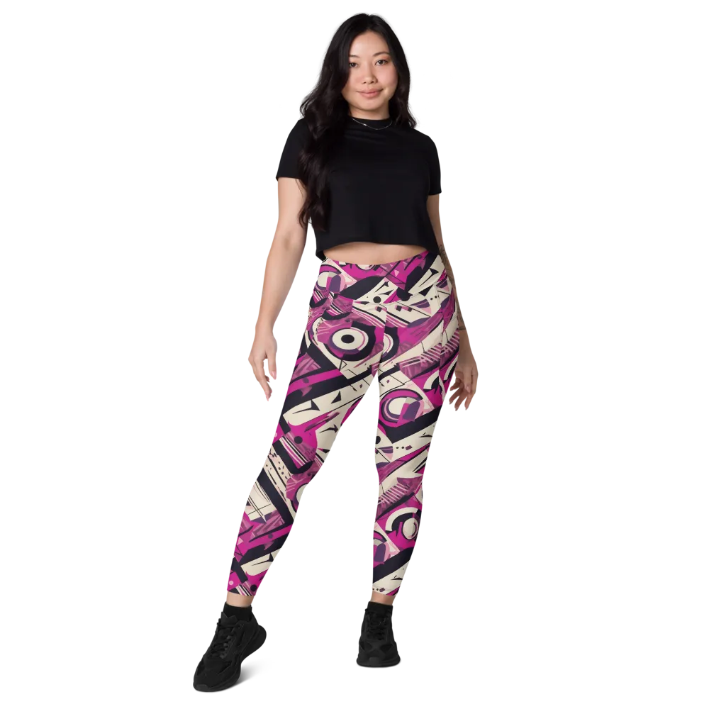 Angular Pulse on Leggings with Pockets — Front