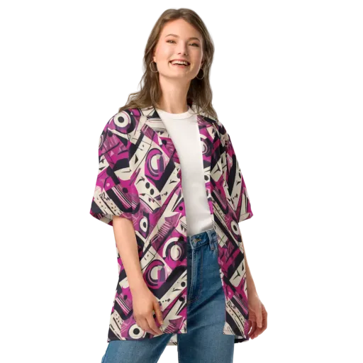 Angular Pulse on a Button Shirt