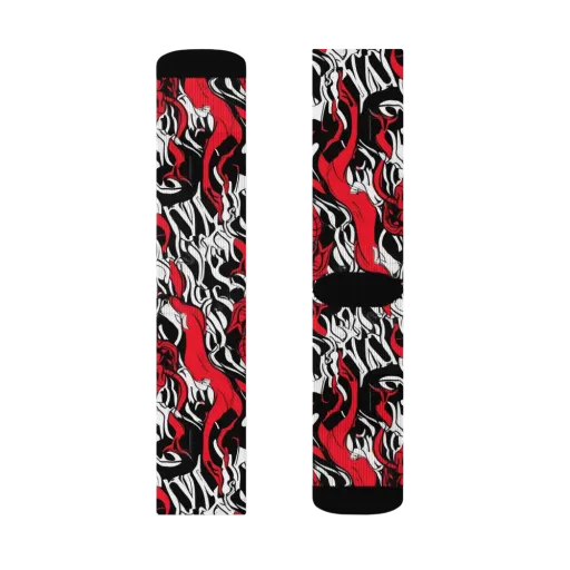 Devil’s Rorschach on a Socks