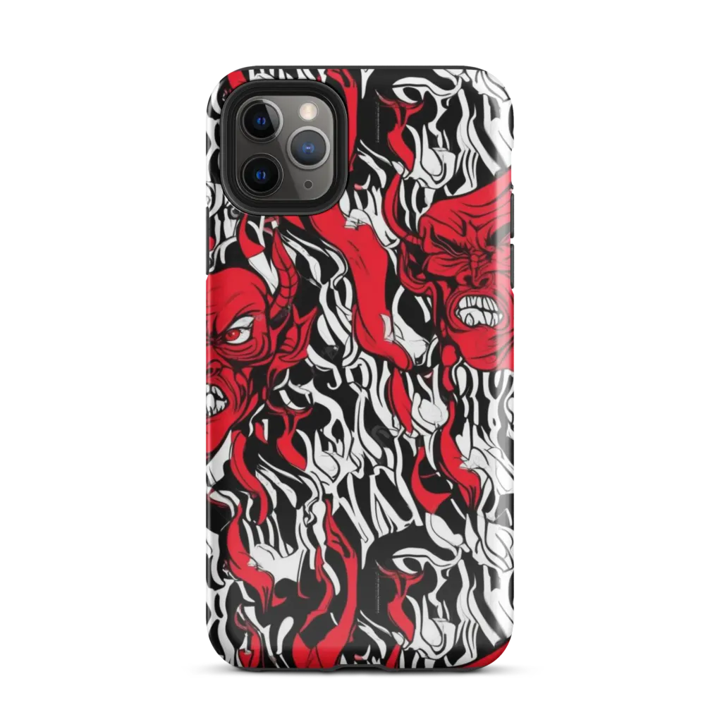 Devil’s Rorschach on Tough Case for iPhone® — Front