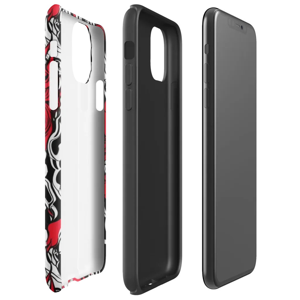 Devil’s Rorschach on Tough Case for iPhone® — Right