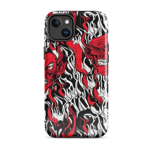 Devil’s Rorschach on a MagSafe Tough Case for iPhone®
