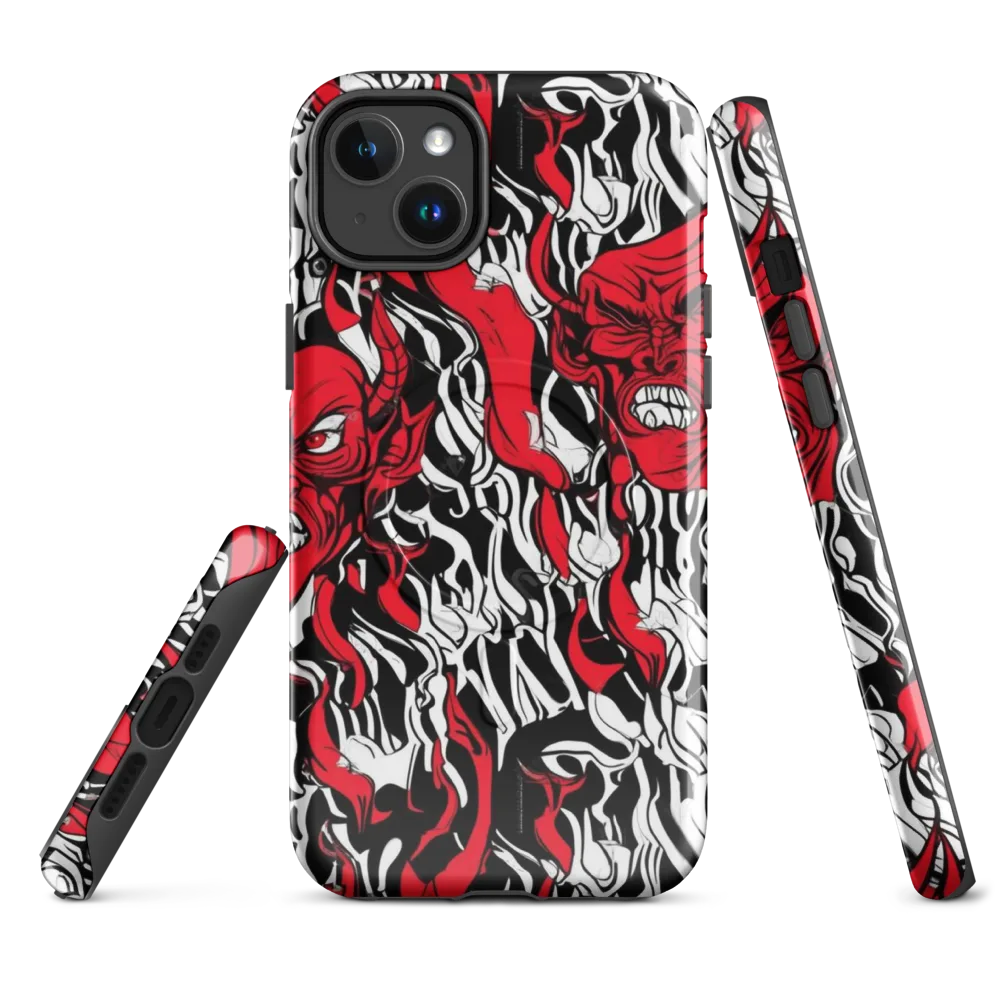 Devil’s Rorschach on MagSafe Tough Case for iPhone® — Front